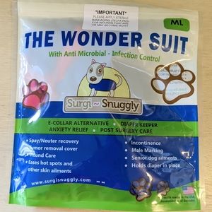 Surgi Snuggly Wonder Suit for Dogs - Diaper Keeper, Anti-Anxiety, Post-Surgery